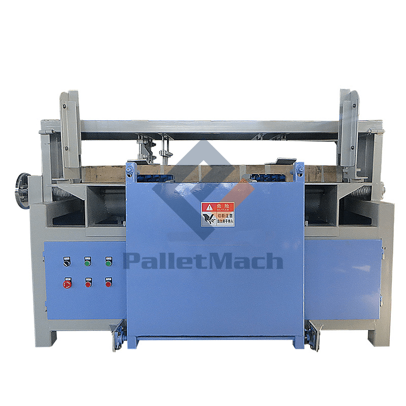 Double Head Stringer Wood Pallets Timber Notching Machine China