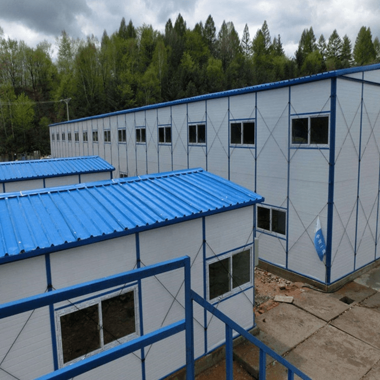 Prefab 2 Storey Worker House Modular Temporary Modular Housing