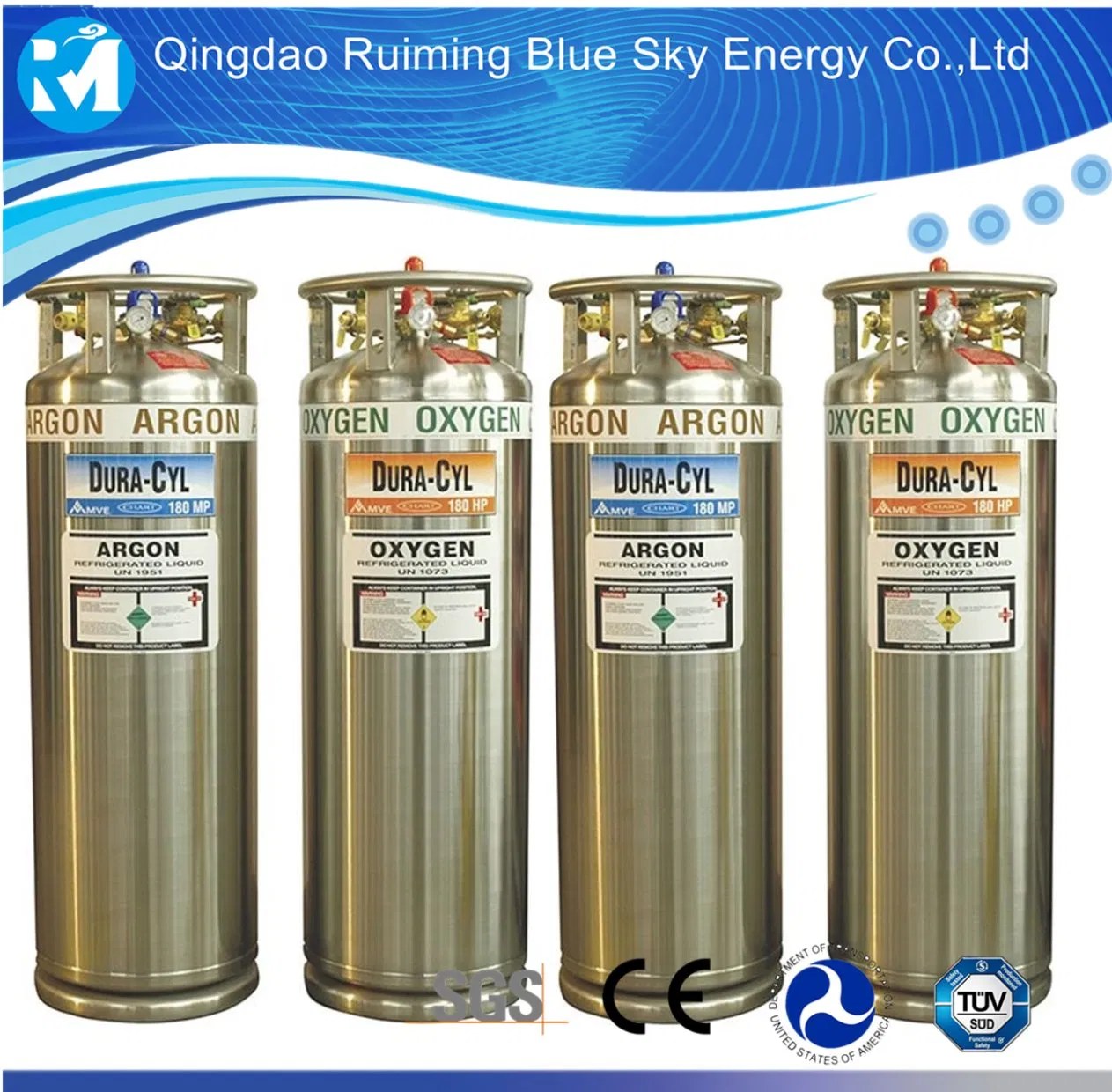 Liquid Nitrogen Dewar Container Price China Cryogenic Liquid Cylinder