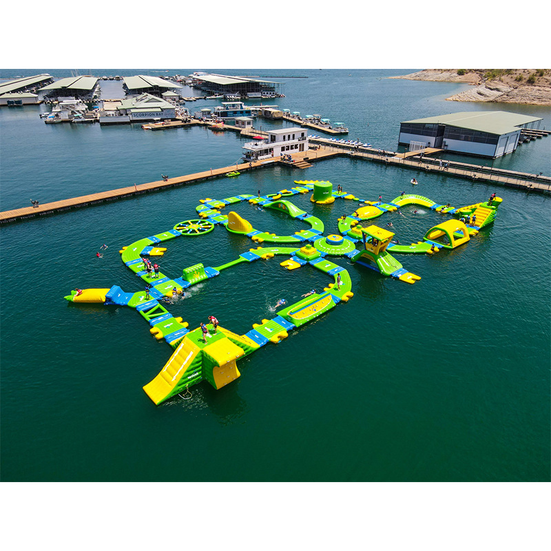 2023 Nuevo parque flotante Inflatale inflables Parque Acuático, piscina