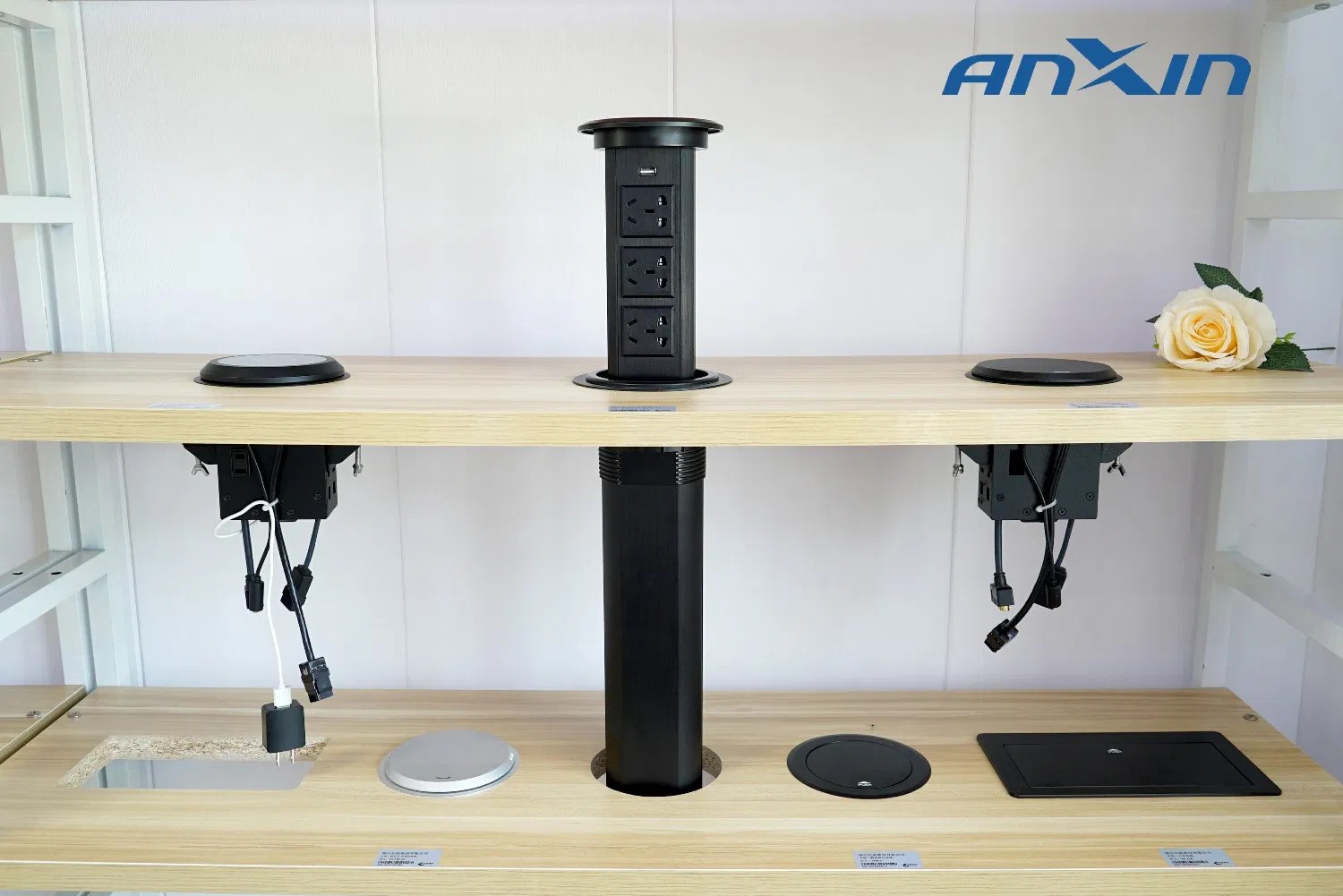 Modular Design Pop up Power Outlet Desk Hidden Kitchen Socket China