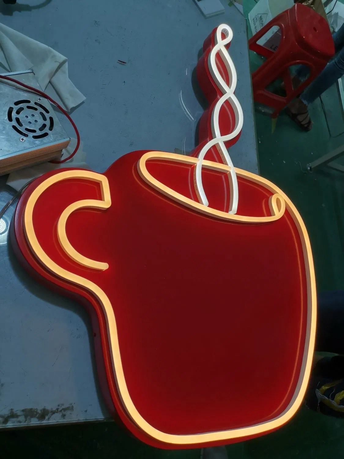 Coffee Shop Logo Sign Board Custom LED Neon Sign China LED Sign Board