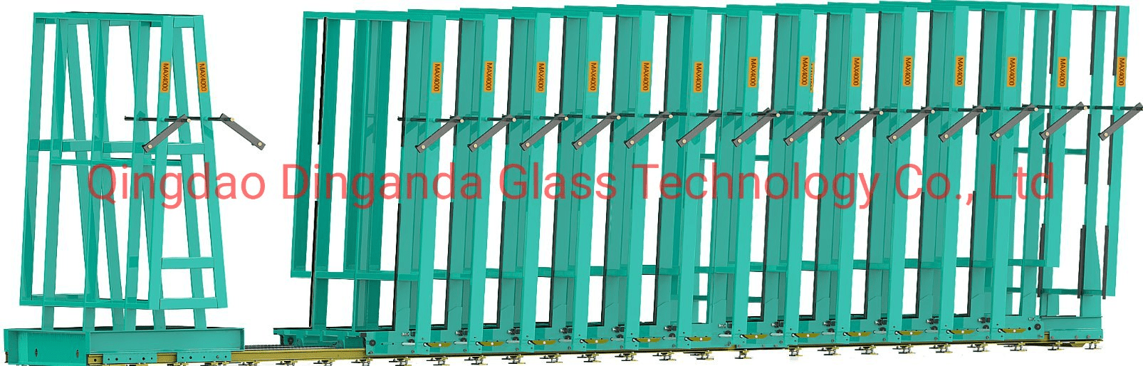 Vertical Racks Movable Glass Storage System China L Rack and Glass Rack