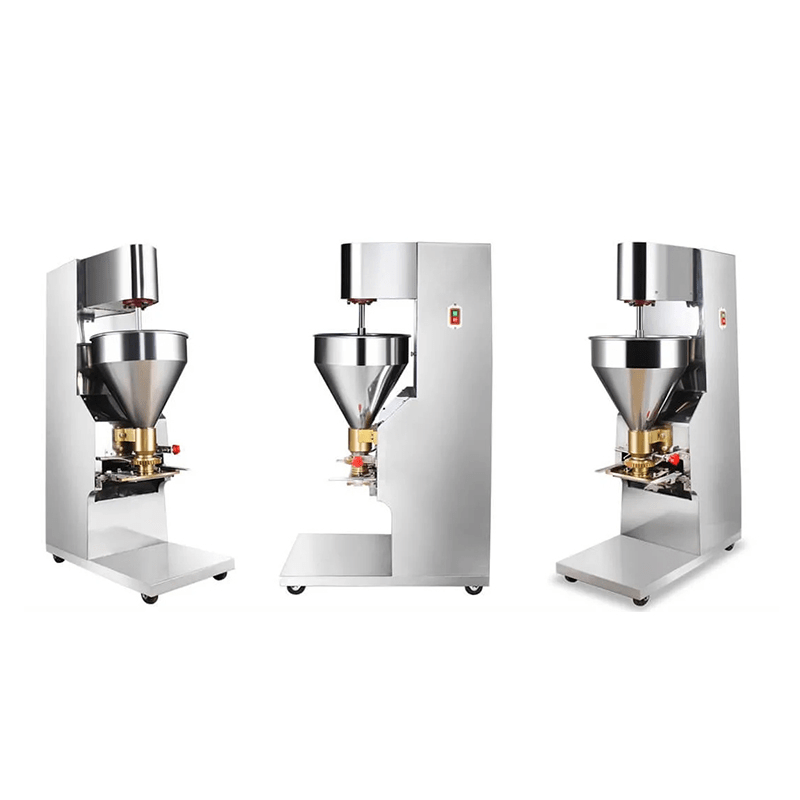 Small Manual Automatic Stuffed Meatball Making Makers Rounding Machine