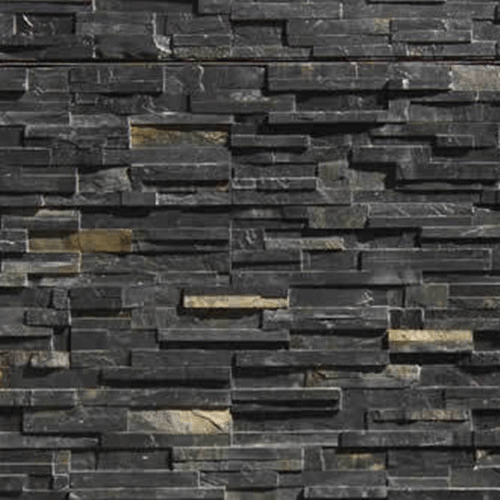 Black Stone Wall Tile Cladding/Panel Wall Stone Tile and Wall Tile