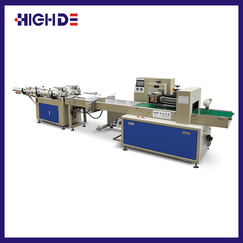 Disposable Plastic Paper Cups Four Rows Automatic Counting Packaging