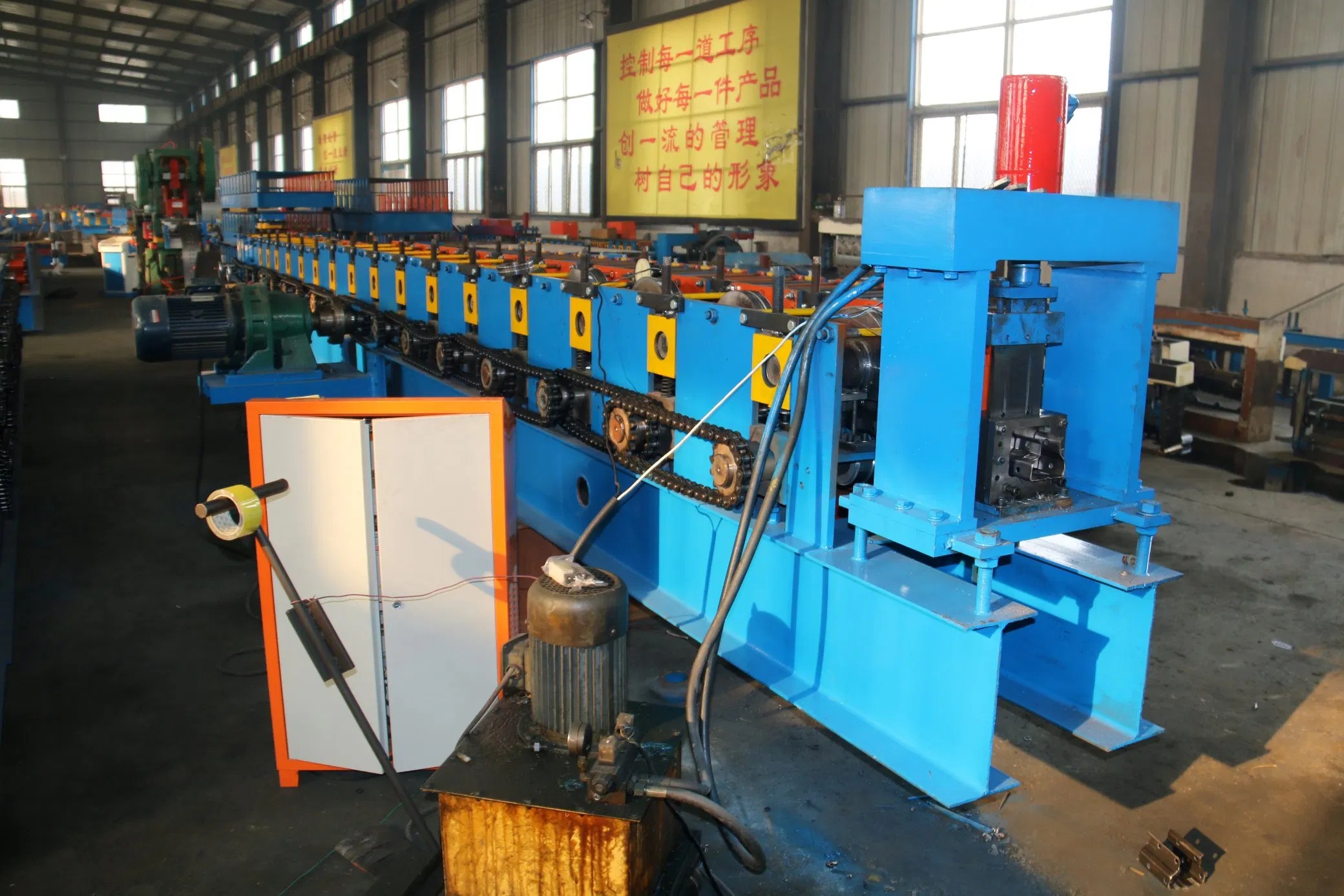 Shelf System Steel Upright Rack Making Machine China Upright Rack
