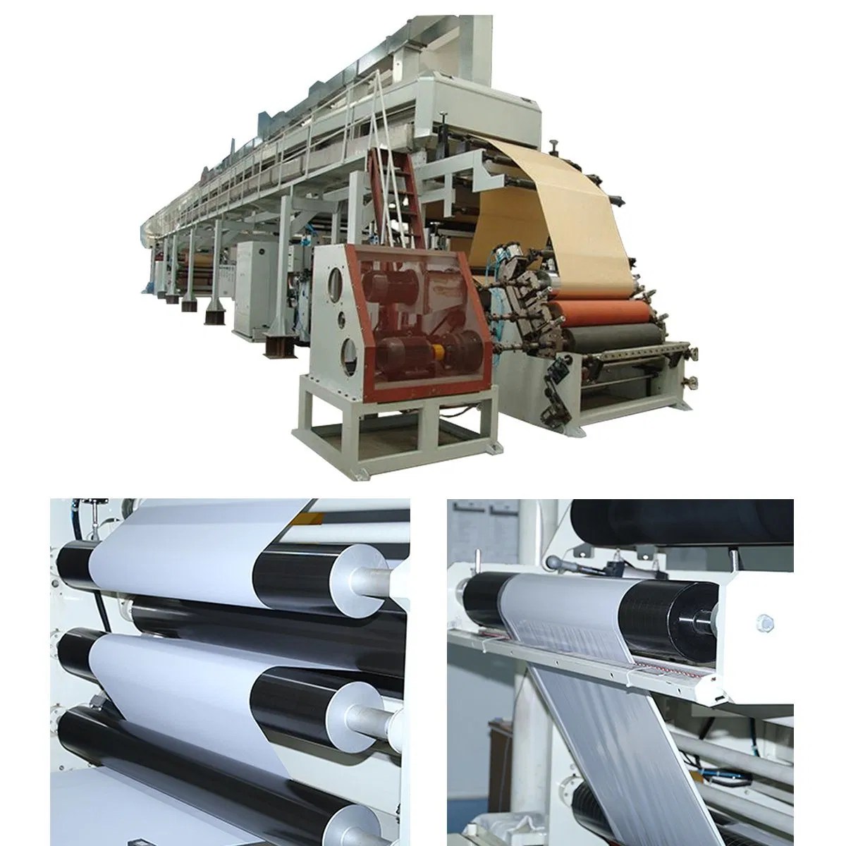 Automatic Solvent Base Adhesive Release Paper Coating Machine China