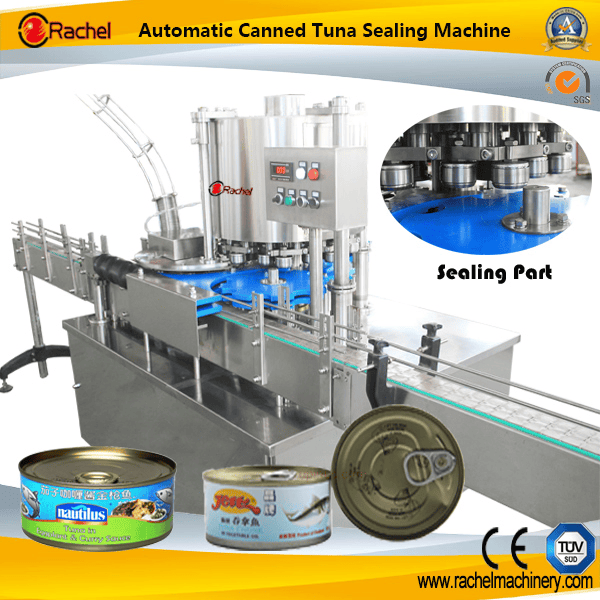 Automatic Canned Tuna Capper Machine China Aluminum Can Sealing Line and Automatic Can Seamer