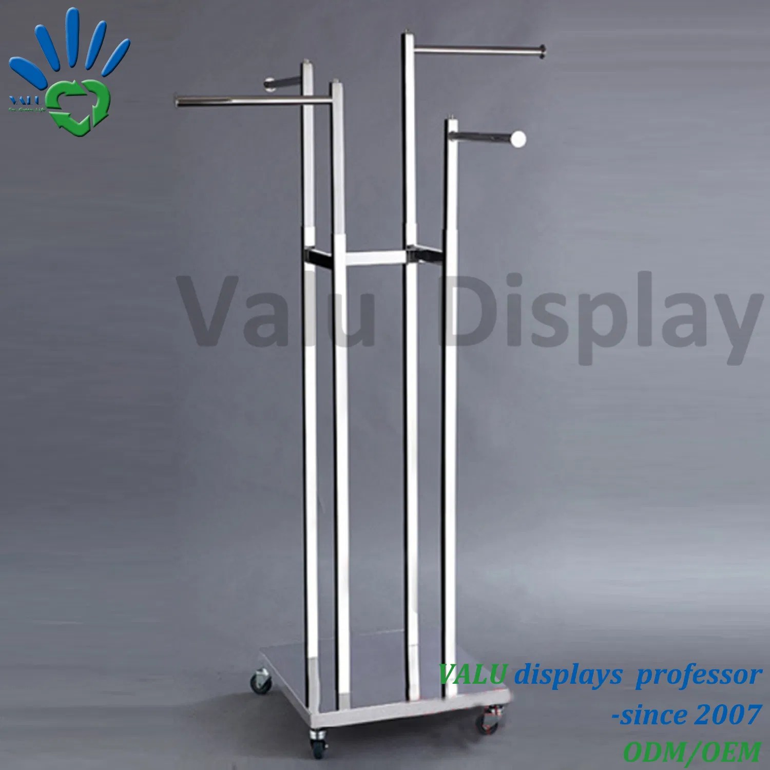 Metal Display Rack for Store Garment Rack, Stainless Gondola China