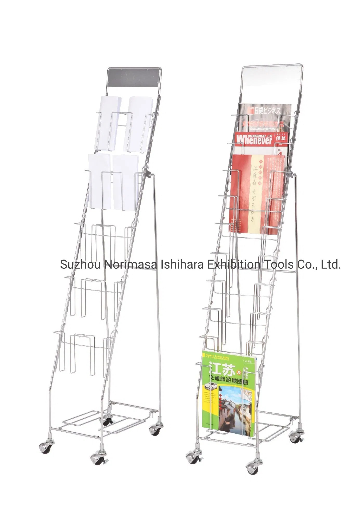 Newspaper Rack Newspapers Collect Information Racks Floor Book Shelf