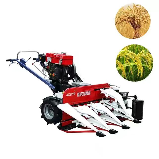 Mini Rice Harvesting Machine Hand Reaper Binder Price Rice Harvesting