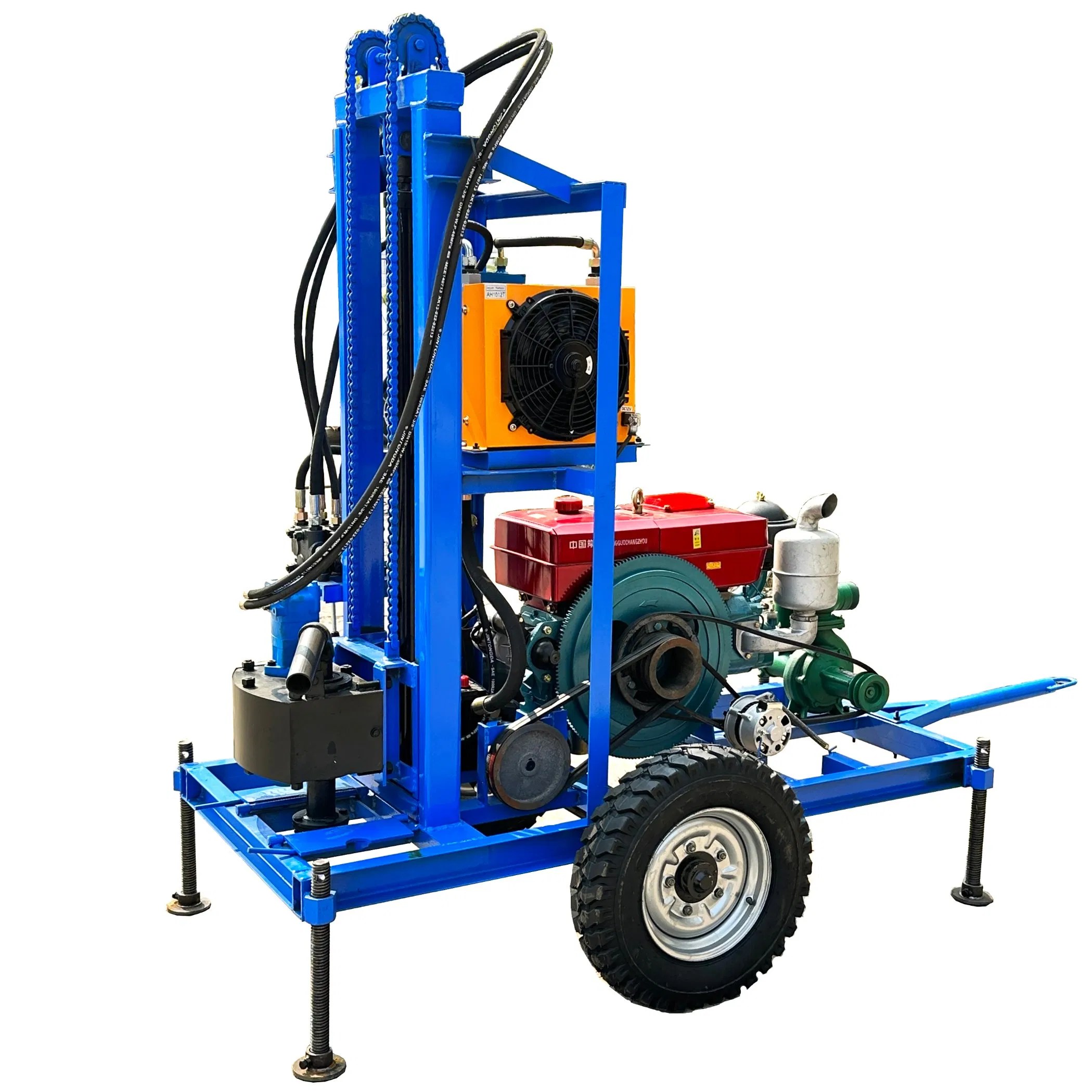 Mini Small Gasoline Engine Water Well Rotary Drilling Rig Machine Rigs