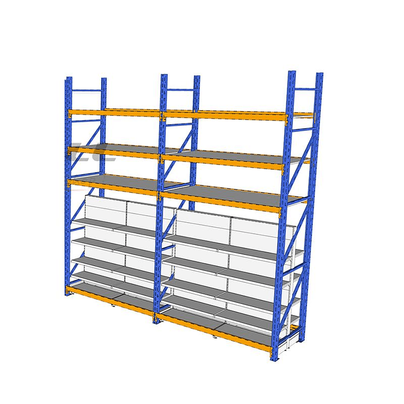 Adjustable Two in One Integrated Racking Shelving System Store
