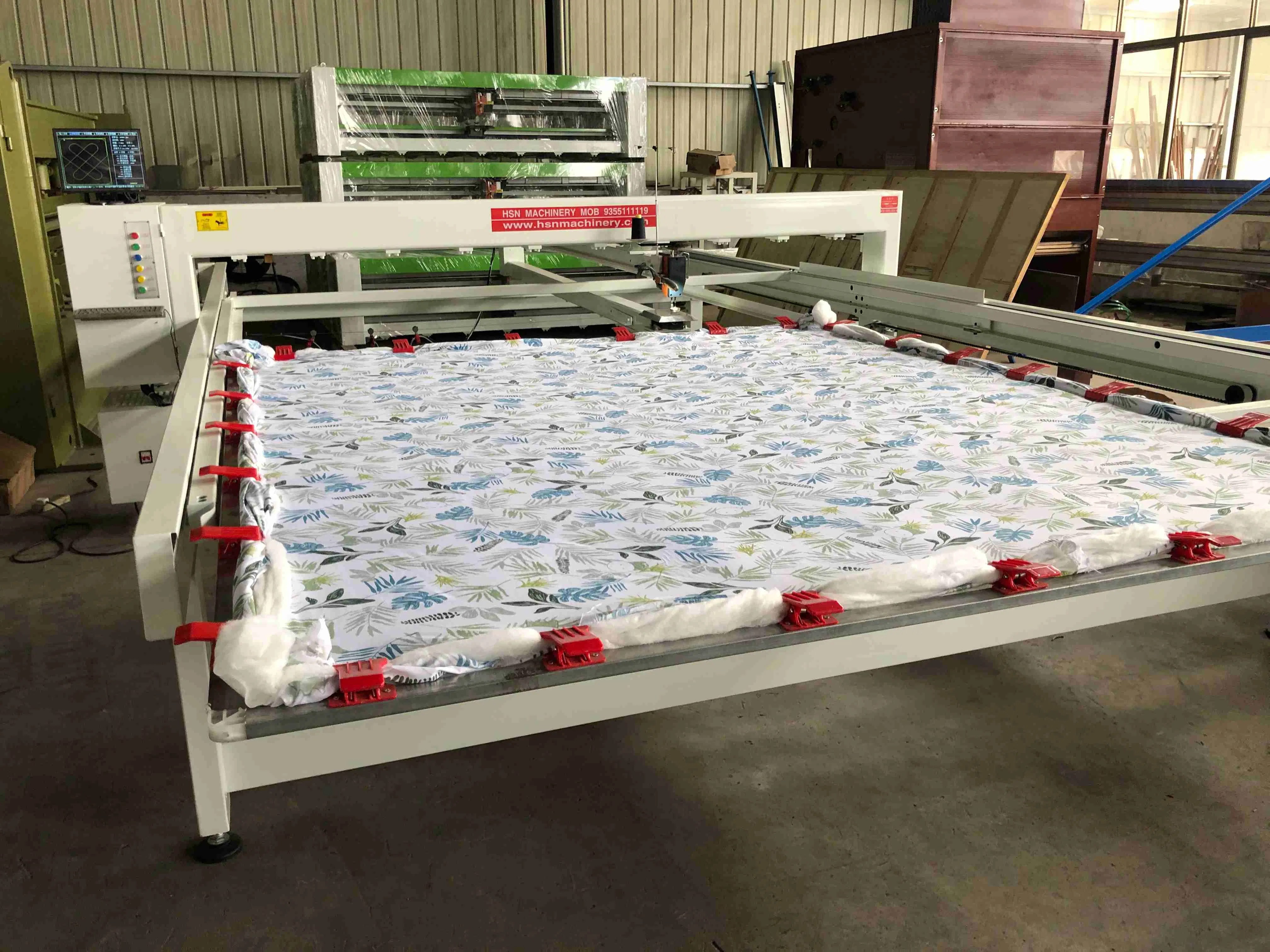 Single Needle Computer Controlled Quilting Machine China Single