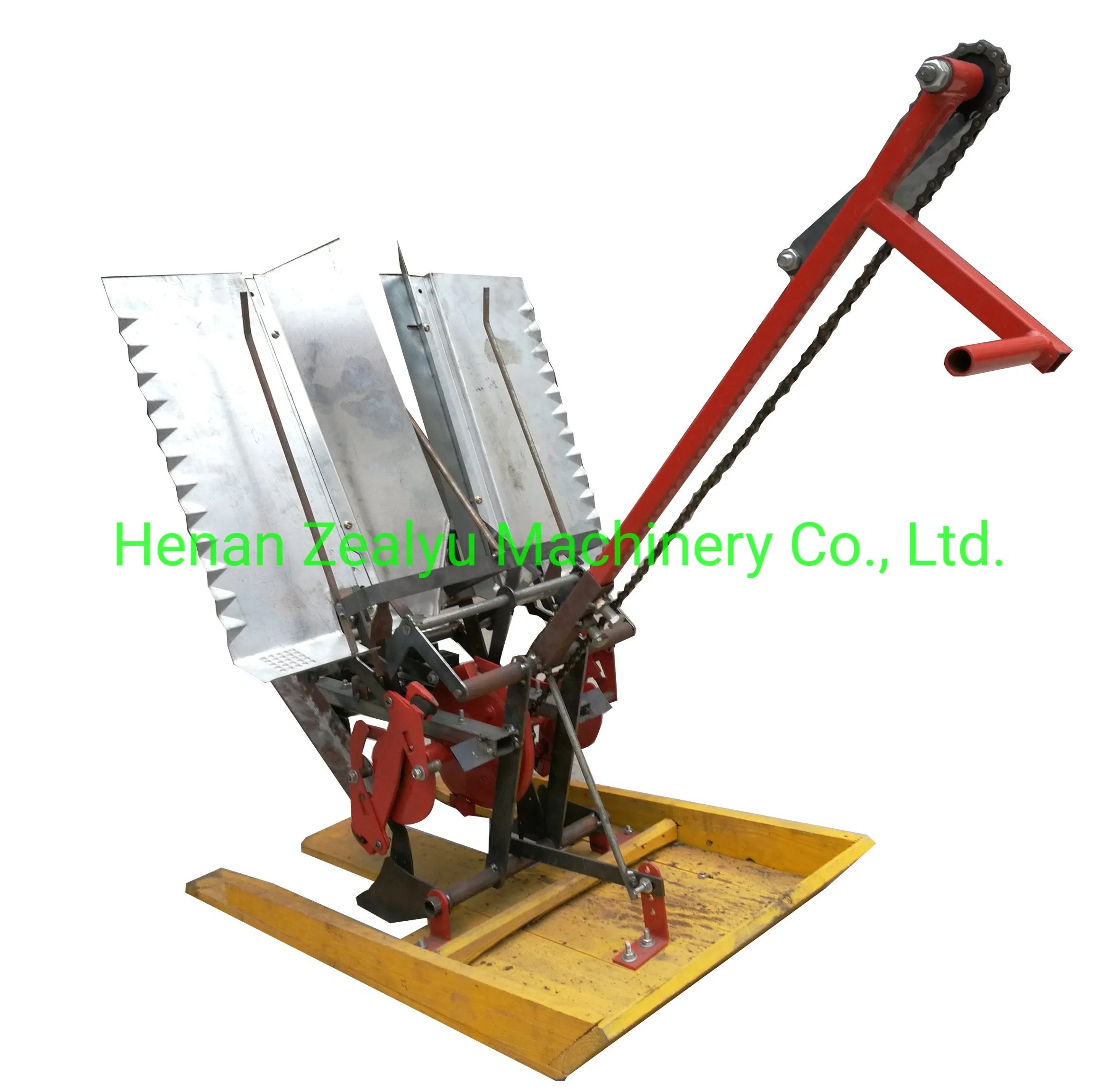 2 Row 4 Rows Mini Manual Rice Transplanter Hand Working Rice Planting