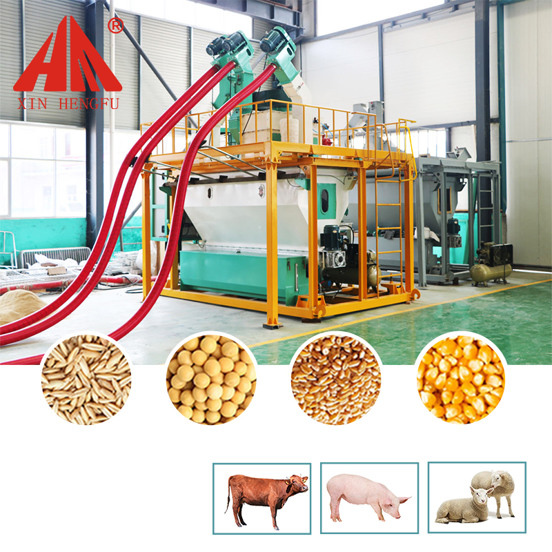 Small Farm Animal Feed Making Machine / Processing Machine / Production Line China Poultry