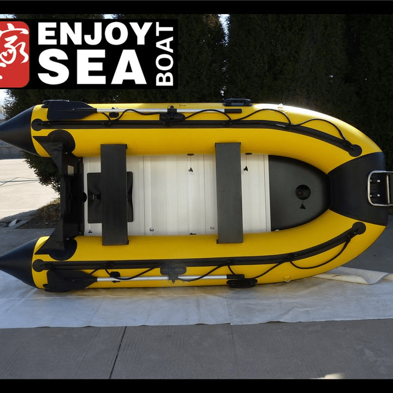 Cheap PVC Portable Fishing Rigid Inflatable Rowing Boat for Sale