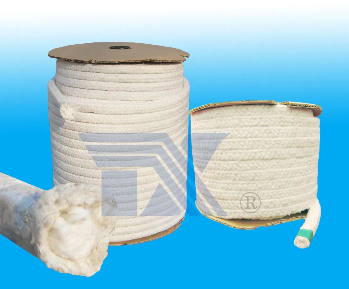 China Ceramic Fiber Square Braided Rope China Packing and Sealing