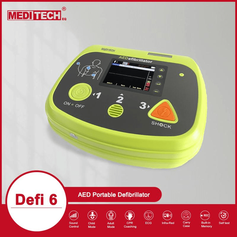 High Protection Automated External Defibrillator Aed Multi Language