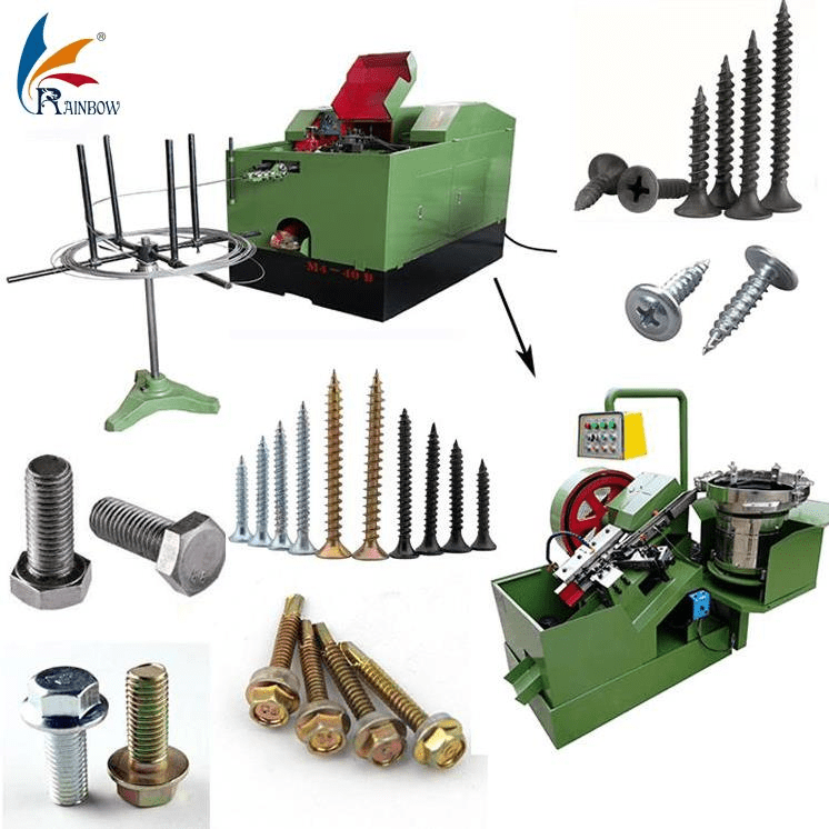 Automatic Nipple Threading Machine Thread Rolling Machine China Bolt