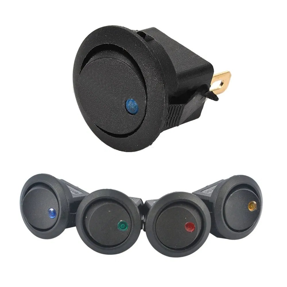 Car Switch 12V with LED Light, Mini Toggle Switch on/off DC 12V 20A