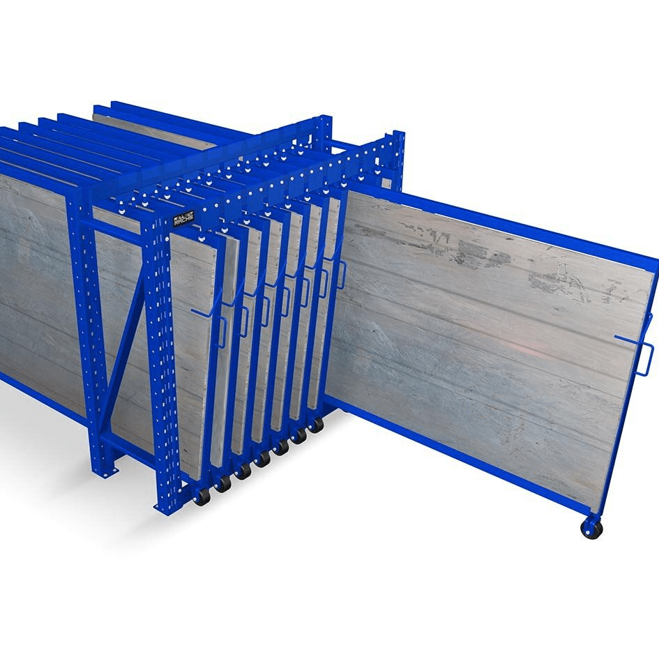 Vertical Roll out Sheets Rack Storage Racks Heavy Duty Sheet Metal Rack