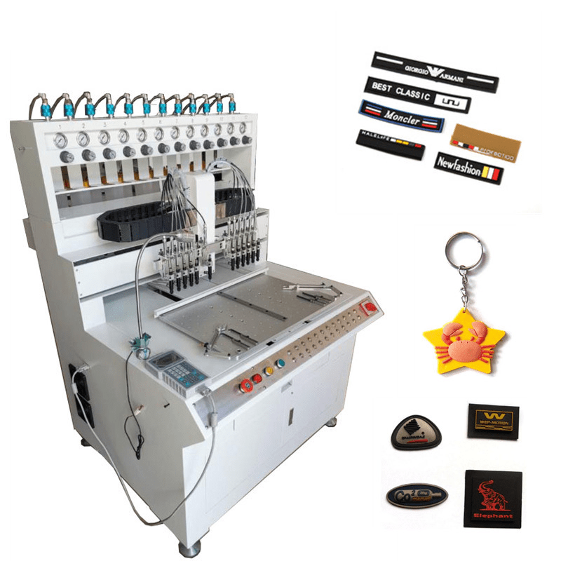 PVC Label Injection Machine/PVC Cloth Garment Label Makling Machine
