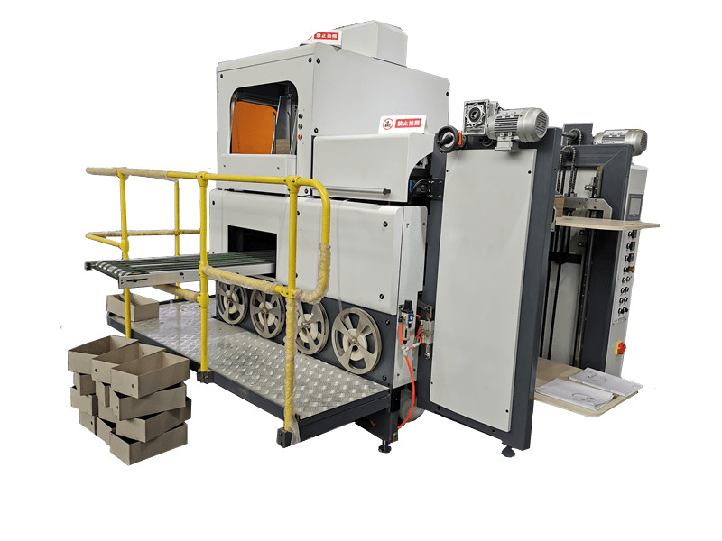 High Speed Computer Control Rigid Box Four Corner Taping Machine with