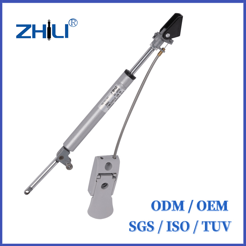 Gas Spring with Lockable Adjusting System Button and Wire China Gas