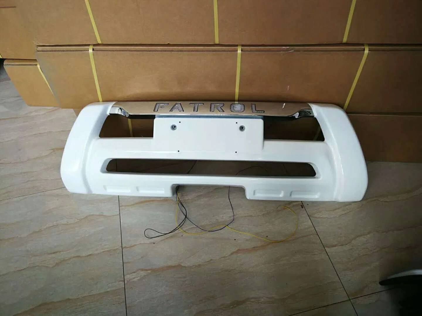 Nissan Patrol Front and Rear Bumper Guard with LED China Bumper Guard