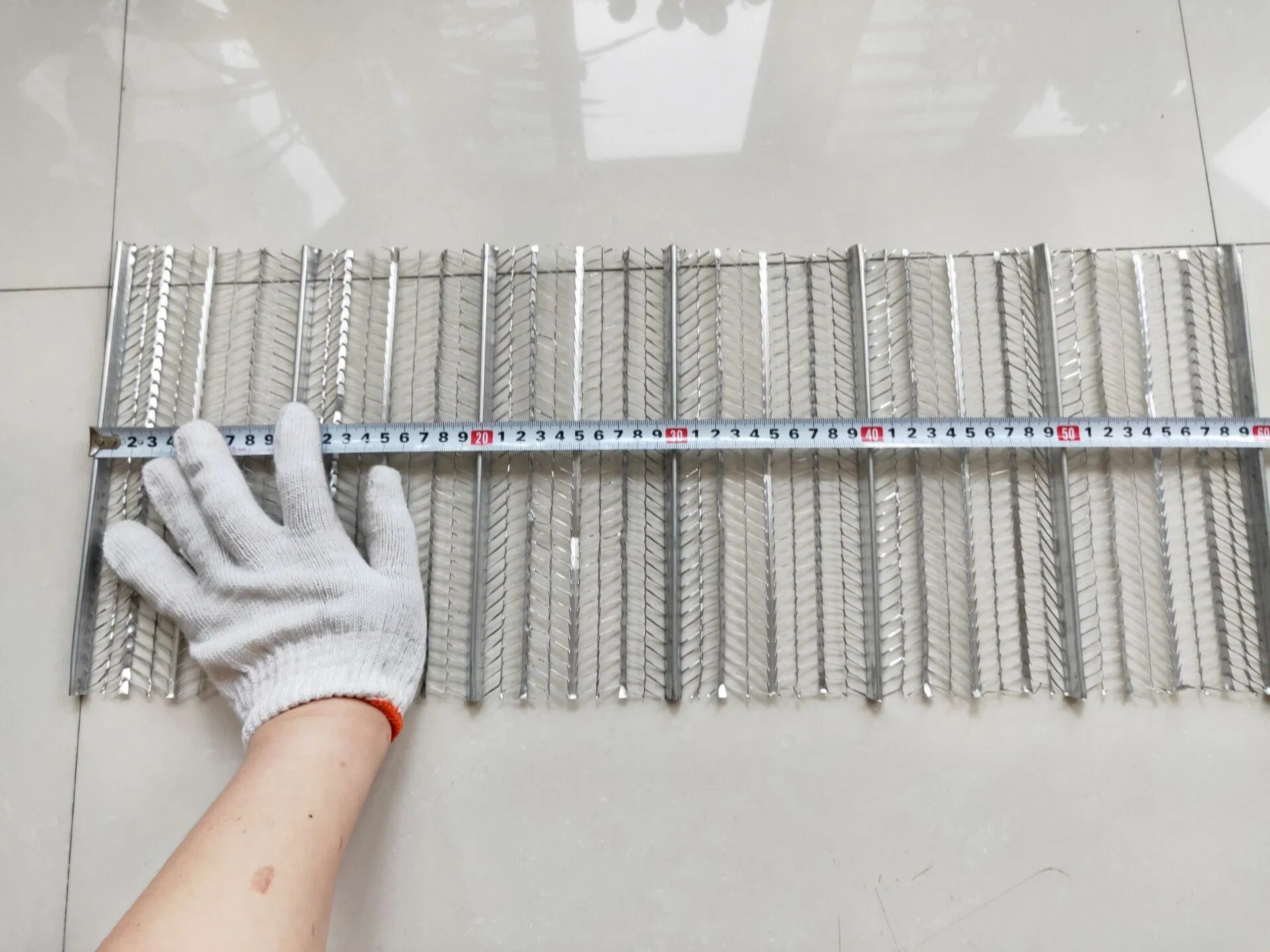Plaster Backing Expanded Metal Rib Lath for Ceilings / Stud Partitions China Rib Lath and