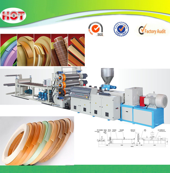 PVC Edge Banding Tapes Extruder Making Machine Machine China PVC Edge