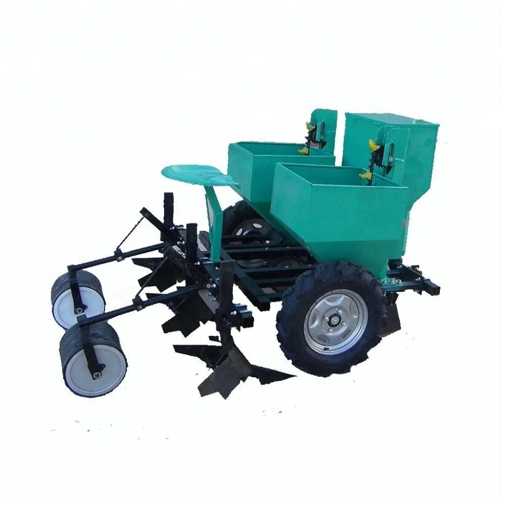 Two Rows Tractor Potato Planter and Garlic Planter Potato Seeder and