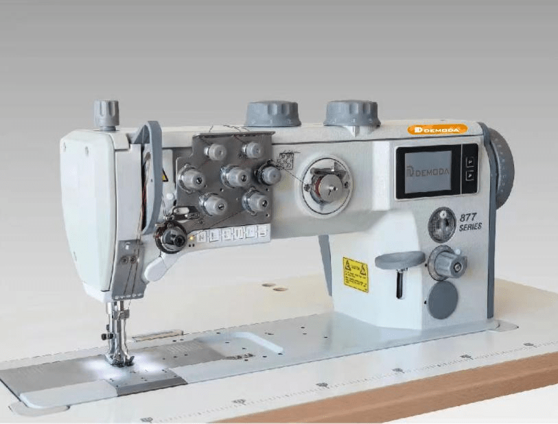 Double Needle Direct Drive Sewing Machine, Compound Feed Sewing Machine