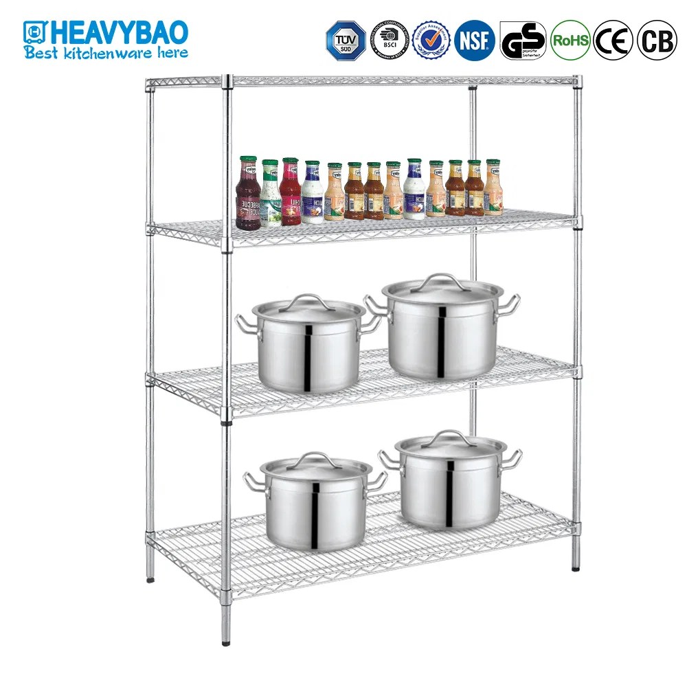 Heavybao Wire Mesh Kitchen Rack Storage Holders Rack China Display