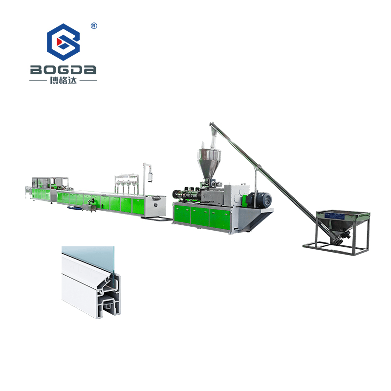 Plastic PVC UPVC WPC Scrap Window Angle Profile Extrusion Machine PVC