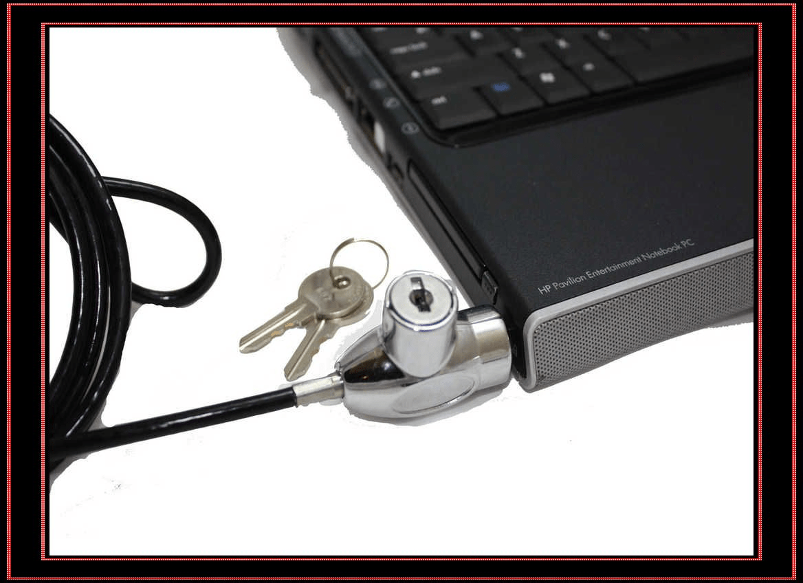 Notebook Cable Lock With Key / Laptop Lock / Computer Lock China