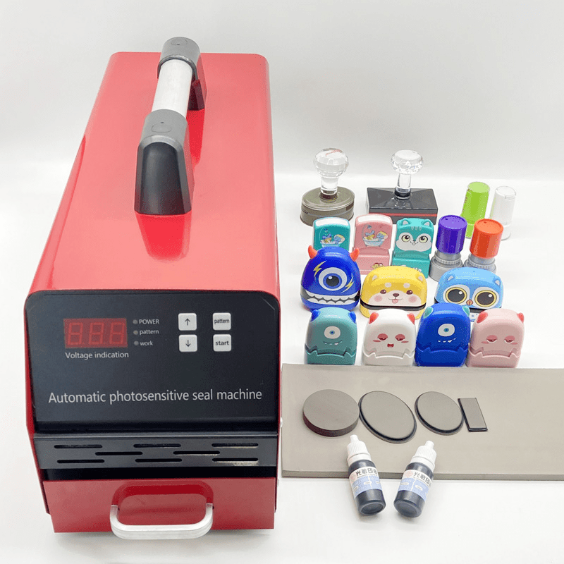 Intelligent Automatic Flash Stamp Machine Photosensitive Rubber Pre