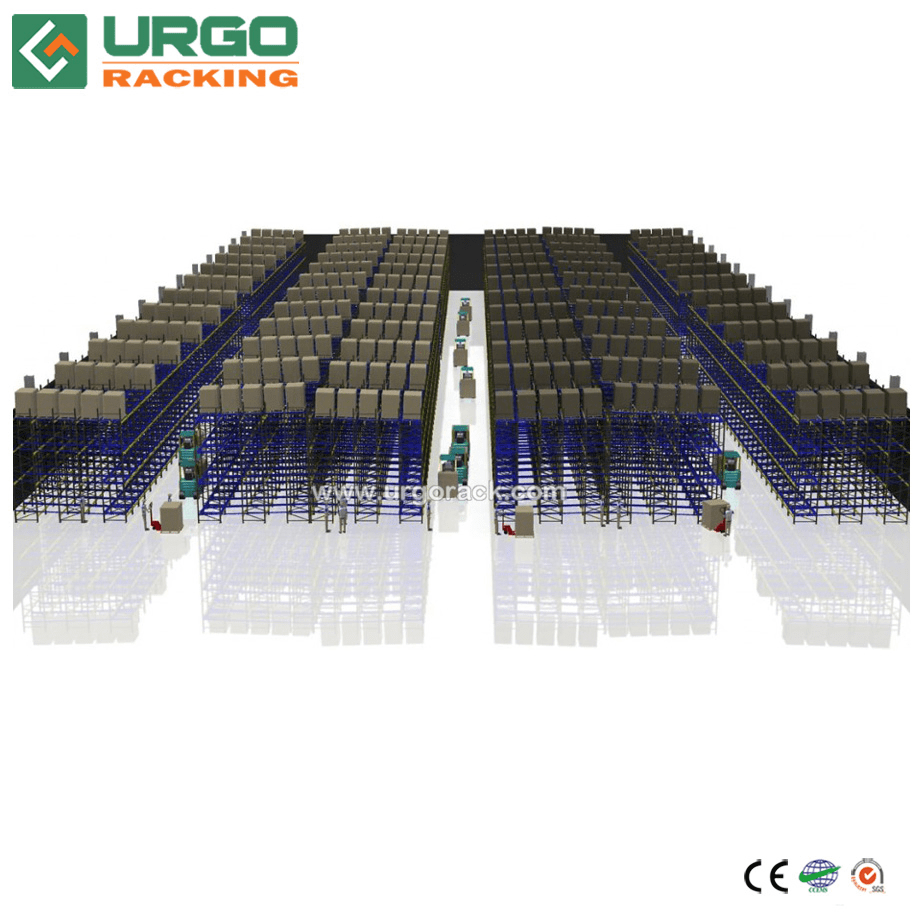 2018 Hot Sell Push Back Racking Heavy Duty Racks for Intensive Storage