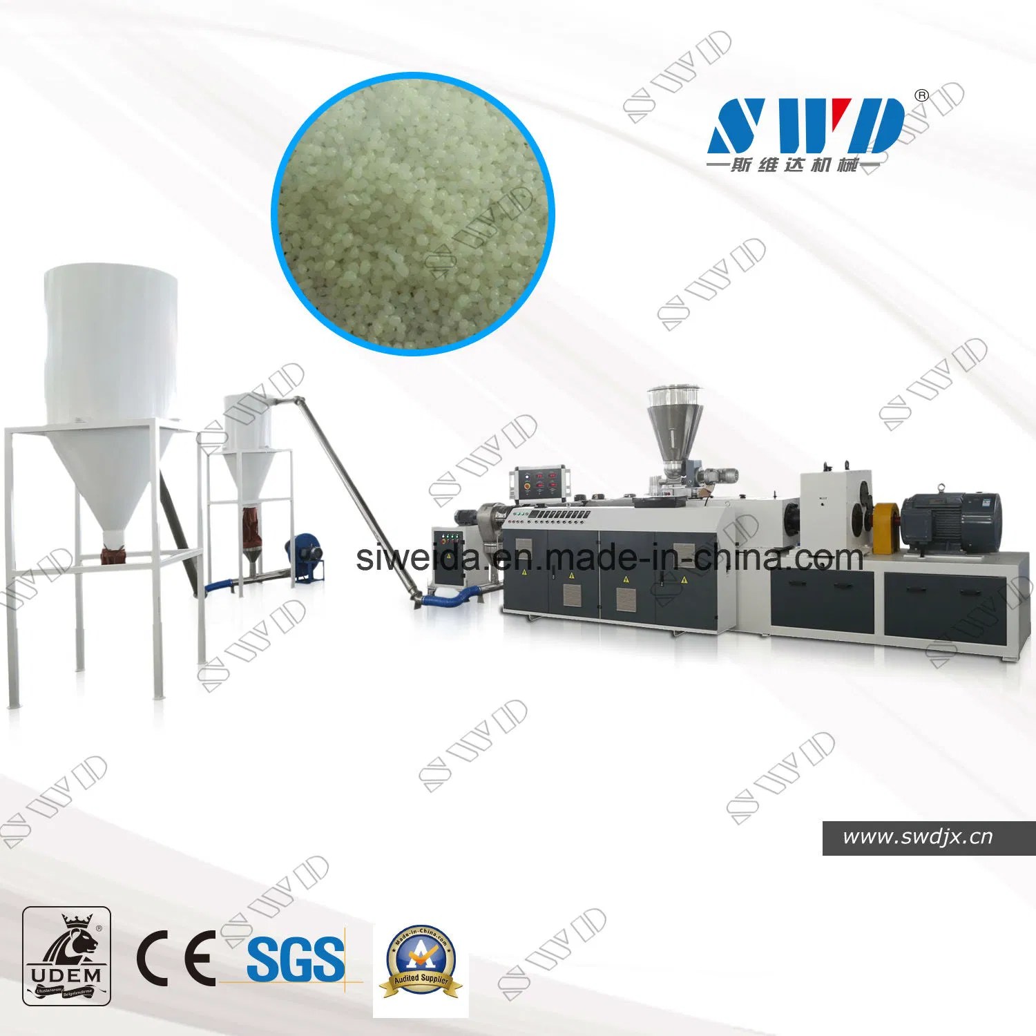 PVC Compounding Pelletizing Line/PVC Granulating Line China PVC