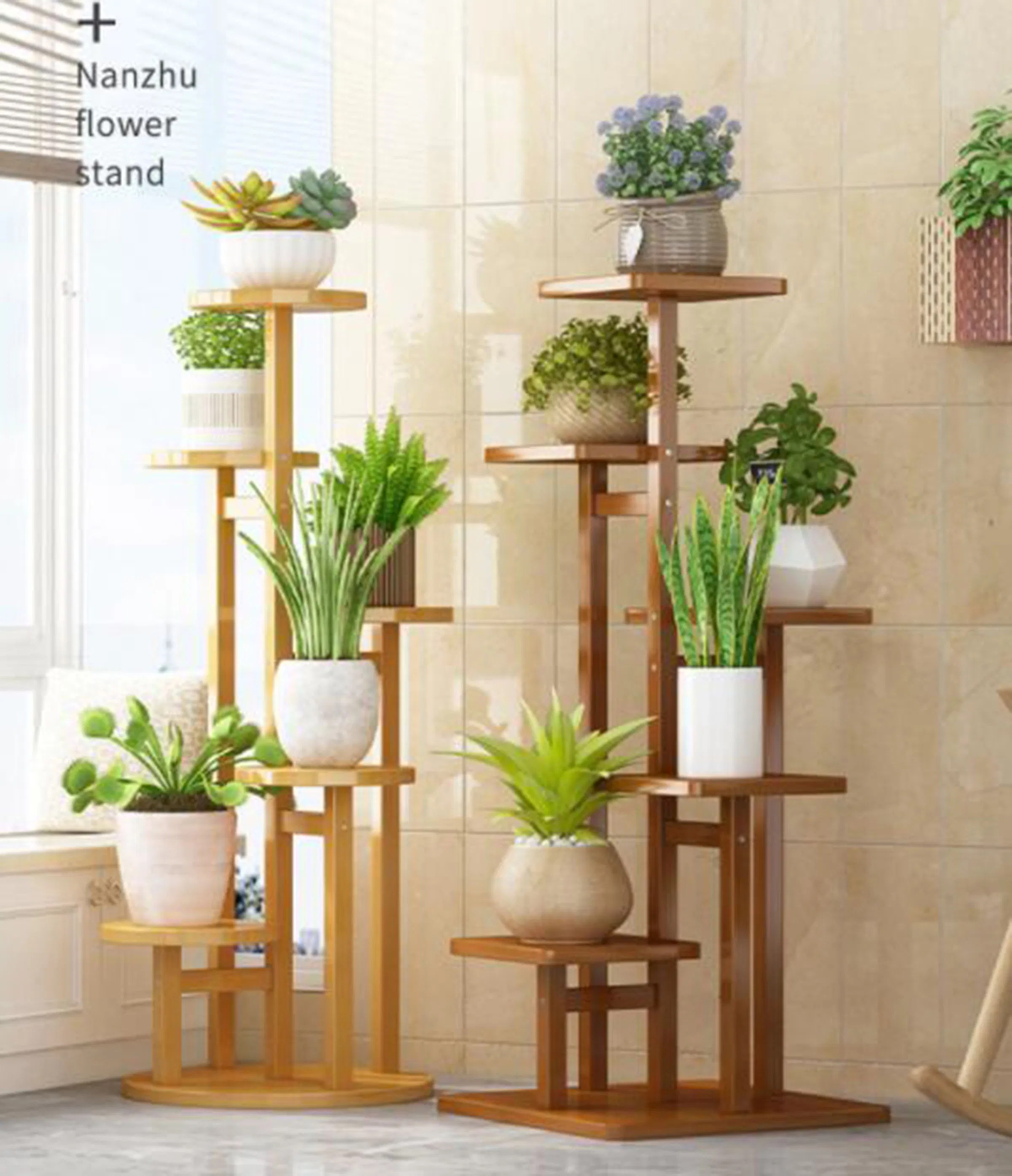 Indoor Balcony Flower Rack Living Room Storage Rack MultiStorey Plant