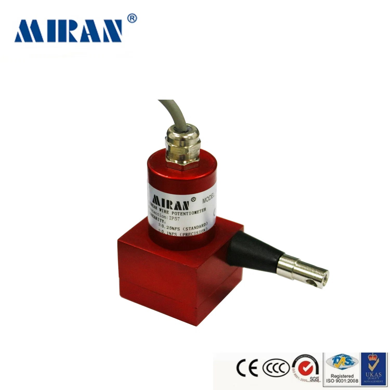 Analog Output Wire Rope Linear Encoder Draw Wire Displacement Sensor