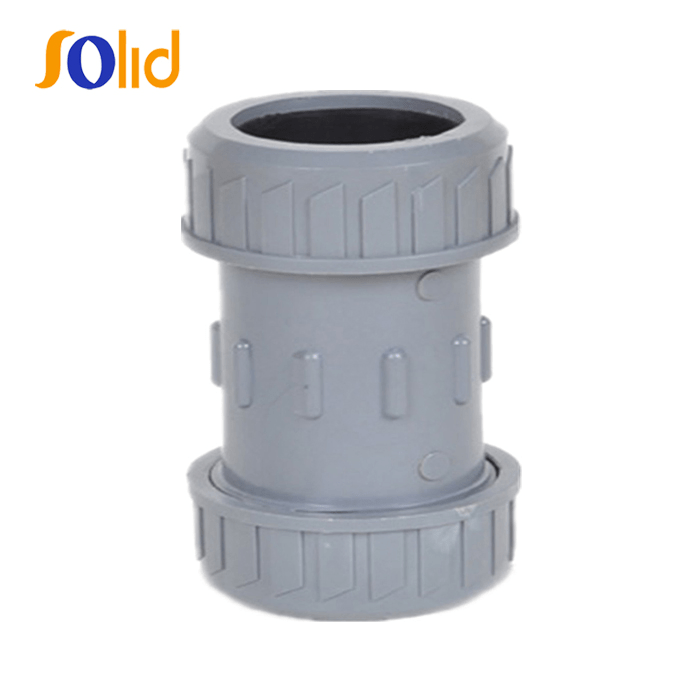 PVC Pipe Compression Coupling for Water Supply China PVC Pipe Fitting