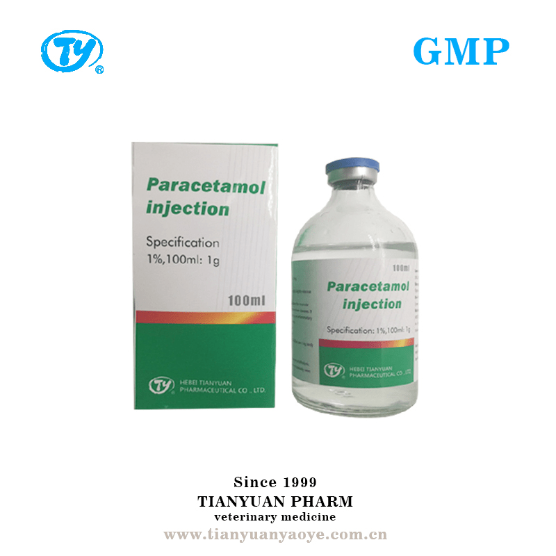 Uso Veterinário Paracetamol Injeção para o gado ovino vaca China O