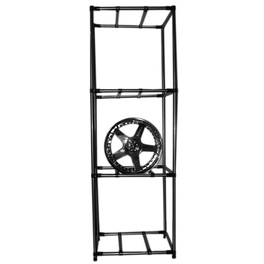 China Lean Pipe Wheel Rim Display Rack Photos & Pictures Madein