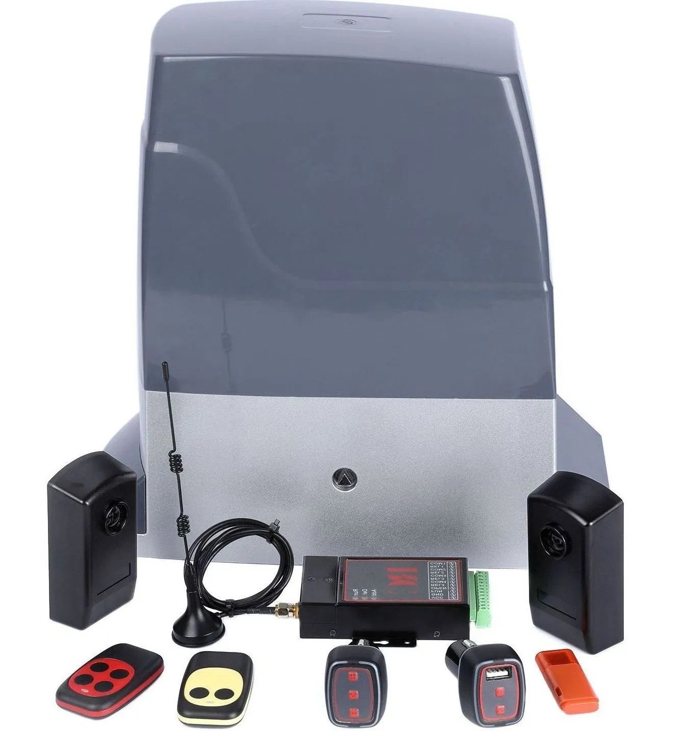 Automatic Sliding Gate Opener with Remote Control Transmitters and