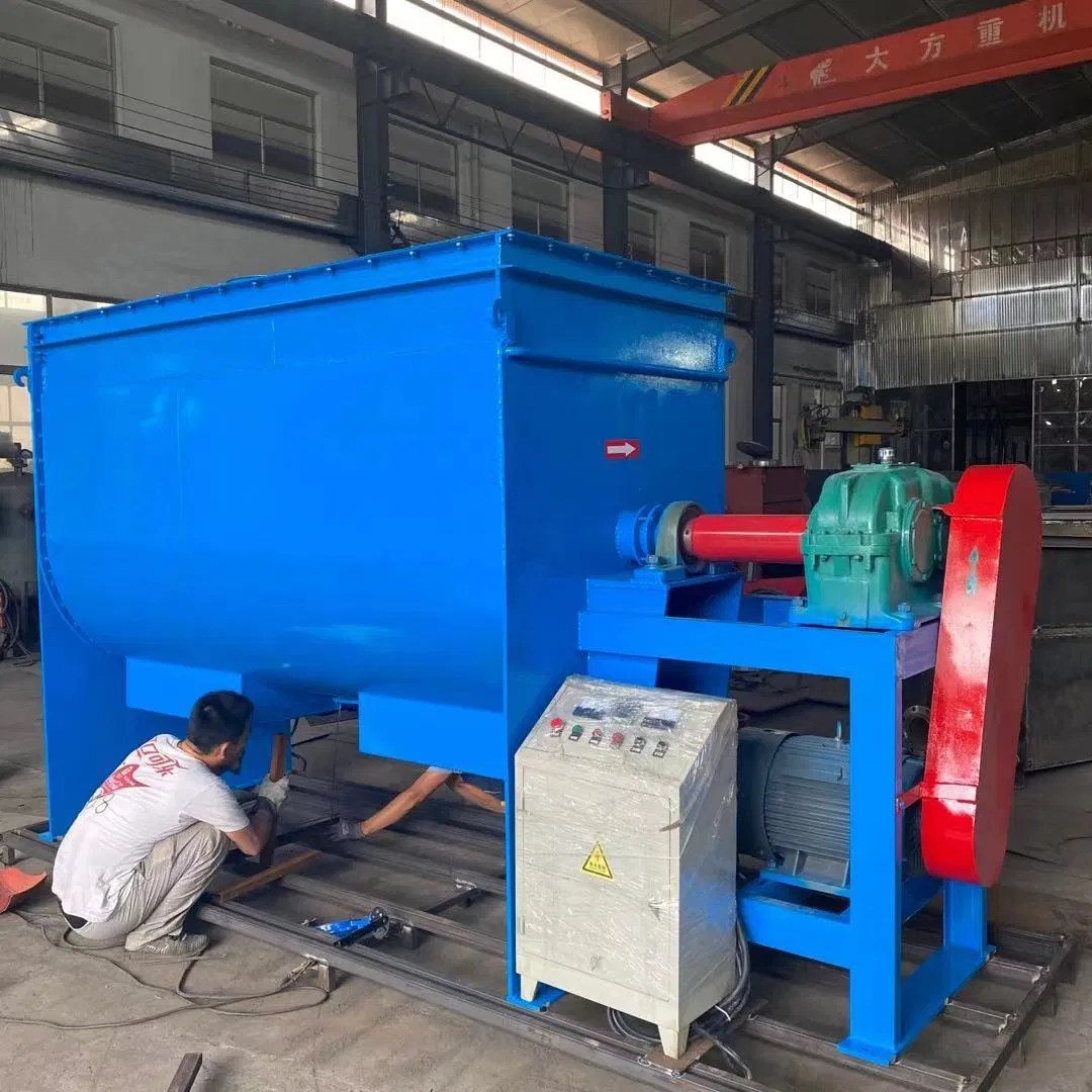 Horizontal Ribbon Mixer Powder Mixing Machine Ribbon Blender China