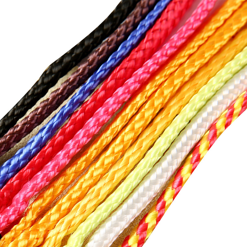 Polypropylene Rope BlackandWhite Color Bundle Rope Braided Eight Hollow PP Rope Polypropylene