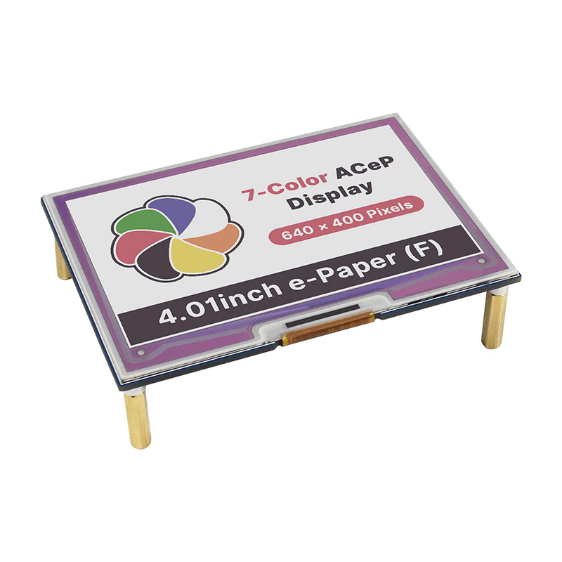4.01 Inch Acep 7 Color EPaper EInk Display Module Epaper for